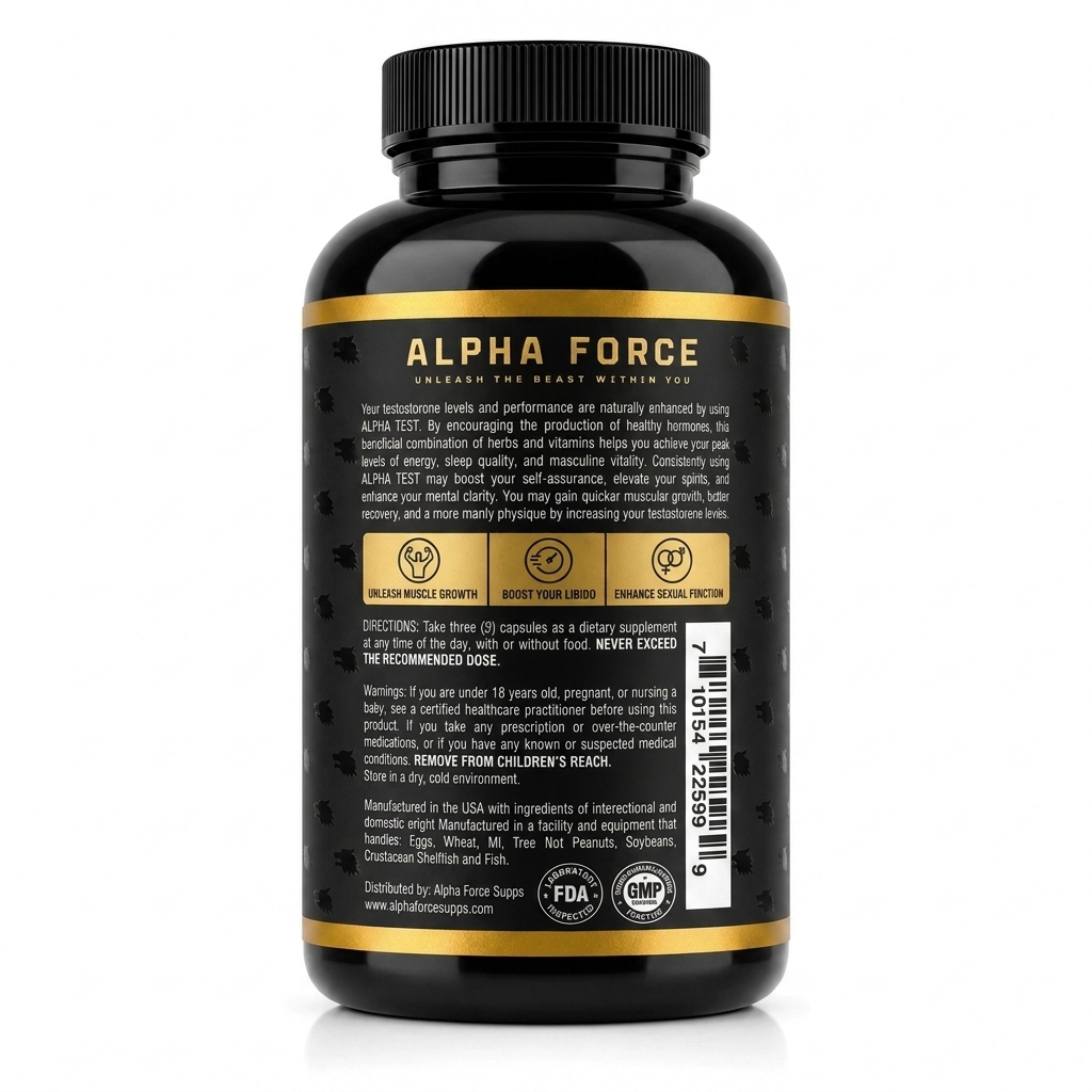 Alpha Force Test bottle